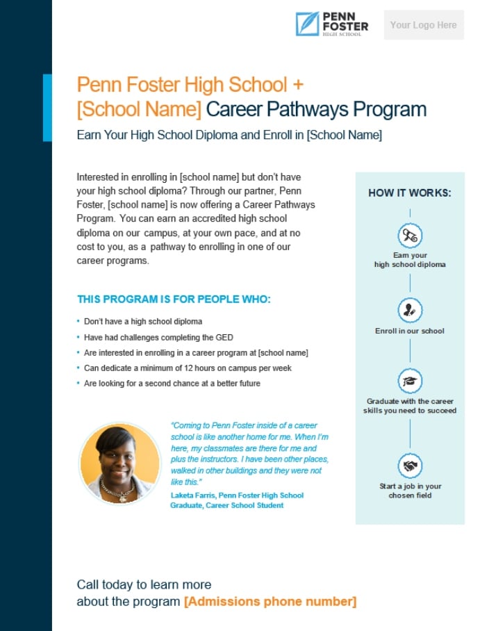 Career Pathways Brochure